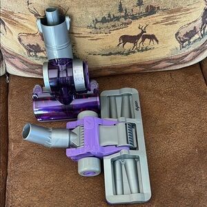 Dyson Cleaning Attachments in Purple and Gray.New.